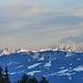 die Tannheimer werden schön von der Abendsonne beleuchtet