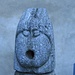 Un'enigmatica scultura a Bard.
