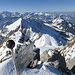Auf dem Gipfel des Stoss: Ein erhabener und im Winter ziemlich exklusiver Ort, wo einem der gesamte Westliche Alpstein zu Füssen liegt!