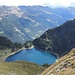 Ausblick auf dem Weg zum Valle dei Cani auf den Lago Tremorgio und die  Leventina