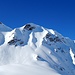 La cresta N del Pizo di Grandinagia, dalla bocchetta si vedono le tracce degl sciatori