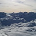 Blick hinüber auf das Skigebiet von Bivio