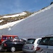 Parkplatz beim Belvédère...immer noch hohe Schneemauern!
