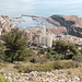 Im Aufstieg zum Tête de Chien - Über vergleichsweise Wildnis geht der Blick auf das Häusermeer des Fürstentums Monaco.