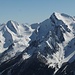 so schaut die Sache von der anderen Seite aus; Blick vom Gipfel des Wolfendorn auf Felbe und Grabspitz(9. März) in schönem Licht