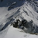 Blick vom Gipfel des Nederkogel über den langen Anstiegsgrat