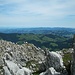 Blick bis zum Jura; die Egerkinger-Kletterplatte, inklusive die Dampfwolke von KKW Gösgen, konnten wir sehen (was leider fotografisch nicht zur Geltung kommt).