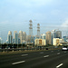 Wolkenkratzer City Dubai - unterwegs Richtung 'downtown'