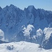 Gletscherhorn – Blick ins Bergell mit Cengalo und Badile