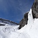 Ende Steilstufe - mit Eisfall