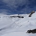welche Spannung: morgen werden wir auf dem rechtsseitigen Wildstrubelgletscher - links unter dem markanten Gletscherloch hindurch - aufsteigen und zwei Gipfel des Massivs angehen