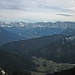 Gipfelblick ins Wettersteingebirge.
