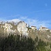 Blick zum Schloss Werenwag und zum Klettergebiet "Schreyfels"  mit der "Opakante", die auf HIKR schon bestens [http://www.hikr.org/tour/post34474.html dokumentiert] worden ist