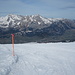 im Abstieg ständig den Alpstein im Blick