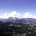 Alpstein mit Säntis, Schafberg, Moor und Altmann