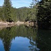 Blick vom Hubertussee zum Grossen Sulzberg.