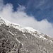 Blick hinauf zum Hauptkamm