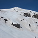 Blick voraus zum Cima Juribrutto, der sichtbare oberste Punkt ist aber nur ein Felsvorsprung vor dem Gipfel