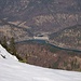 Tiefblick beim Aufstieg