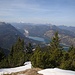 Blick zum Sylvensteinspeicher