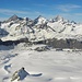 Ober Gabelhorn, Zinalrothorn und Weisshorn