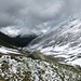 Blick zurück ins Val Chamuera und zur Alp Prüna