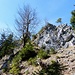 der Gipfelaufbau des Schnalskopfs, nette Kletterei im unteren 2ten Grad