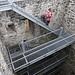 dank der Restauration kann der verbleibende Turm gut erstiegen werden 