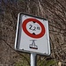 aussergewöhnliches Hinweisschild