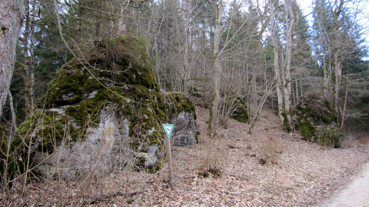 Drei kleine Felsen die es immerhin zum Naturdenkmal... [hikr.org]