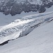 Gletscheripression zweiter Eisbruch von oben: kurz vor Einfahrt in die Schneerus