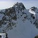 Blick vom Gipfel der Wechnerwand in die Nordwand der Wechnerkögel.<br />Auf dem Foto fällt links des Großen Wechnerkogels sein Südgrat ab, über den ich nachmittags noch seinen Gipfel erreichen will.