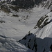 Blick vom Gipfelgrat der Wechnerwand ins Aufstiegstal