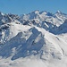Am Horizont zeigt sich die Berninagruppe