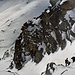 Piz Platta Südcouloir - Mit Ski ist das die Schlüsselstelle