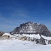die helleren Gesteine auf dem Elwertätsch kontrastieren gut zum mächtigen, abweisend wirkenden Doldenhorn
