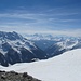 unser zweiter Rastplatz - vor der Abfahrt, dem Abstieg, Richtung Tennbachhorn; mit Weitblick