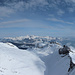 360° Gipfelpanorama vom Chil Fulfirst - am linken Bildrand benötige ich Hilfe, da kenn ich mich nicht gut aus. Zumindest Pizol und Piz Segnas müssten ja eigentlich zu finden sein...