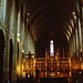 La navata centrale di Sainte Cecile con il jubè che la divide dal coro e dall'abside..