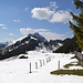 Blick Richtung Traithen, hier folgte auch unser Weg immer der Skitourengeher Route. 