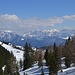 Blick zurück zur Himmelmoosalm und Kaiser