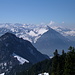 Blick über den Vitznauer- bzw. Gersauerstock in Richtung Berner Alpen