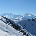 Die hohen Gipfel des Kandertals werden sichtbar