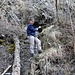 Ein Stollensystem gibt Rätsel auf. Ist mir aber zu gefährlich, die verzweigten Gänge näher zu erkunden, da diese scheinbar tief in den Berg hinein gehen.