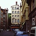 Rue de la Platerie, nei pressi del Musée des Beaux-Arts, una delle tante case dipinte di Lione.