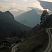 Blick aus dem Kaisertal über Kufstein zum Pendling, dem vorangegangenen Ziel.