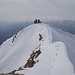 Il breve traverso tra le due cime