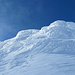 Gipfel des Surettahorns - in Schnee gehüllt
