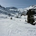 Bodenalm 1675m - Blick zurück - dann geht es zum Abschluß auf dem Wirtschaftsweg flott talauswärts.