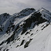 Die Berge des Klettersteigs vom Westgrat der Hinteren Rendlspitze gesehen.